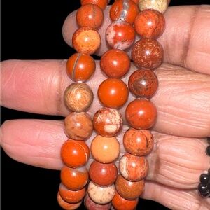 Brecciated Jasper 8mm Crystal Bracelet